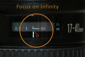 Focus on the infinity mark. This is what we want.