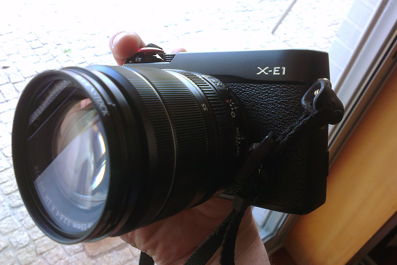 Fuji X System Hands-on : The Fuji X-E1